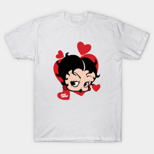 BETTY BOOP - Hearts T-Shirt